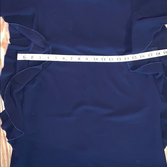 The Letter Ruffle Sleeve Sheath Dress Medium - Picture 8 of 8